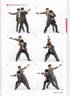 Action Poses Group, Action Poses Two People, Two Person Action Pose, Duel Weilding Poses, Duo Action Poses, Hands Behind Back Pose Reference, Shooting Pose Reference, Crowd Reference, Suits And Ties