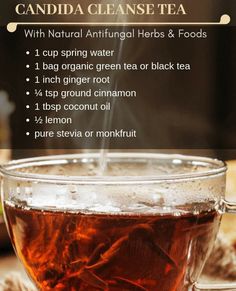 Antifungal Herbs, Antifungal Foods, Natural Antifungal, Books And Tea, Joe Cross, Kidney Detox, Candida Yeast, Tea Cleanse