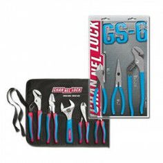 a set of tools that include pliers and wrenches