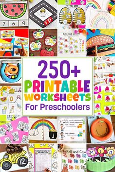 this is a collection of printable worksheets for preschool and pre schoolers