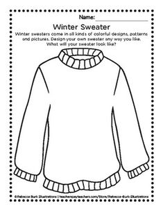 the winter sweater is shown in black and white, with an image of it's collar