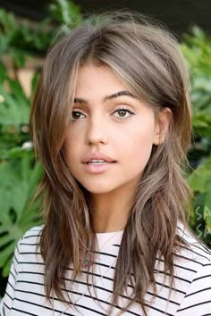 Soft Blending Mushroom Brown, Layered Hairstyles, Medium Length Hair With Layers, Haircut Styles, Short Hairstyle, Long Layered Hair, Trending Hairstyles