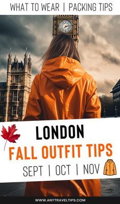 a woman in an orange raincoat is walking down the street with her back to the camera