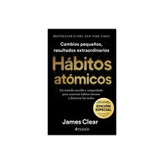 the book cover for habititos atomicos by james clear