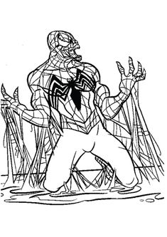 spiderman coloring pages for kids to print and color on the page is an easy way to