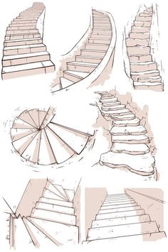 the steps are drawn in different ways