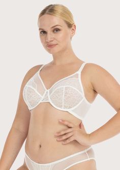 Lightweight fabric The breathable design keeps you feeling fresh all day long. HSIA Ultra-soft Lace Material Made from premium Soft+ lace fabric, this bra is so comfortable that you might even forget you're wearing it! Bra Minimizer, Elegant Feminine Style, Measure Bra Size, Wired Bra, Pretty Bras, Big Bra, Back Fat, Lace Underwire, Elegant Feminine