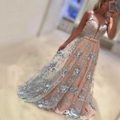 Cheap Prom Dresses Long, Prom Dresses Long Lace, Prom Dresses 2018, Chique Outfits, Lace Prom Dress, فستان سهرة, A Line Prom Dresses, Lace Evening Dresses, Tulle Prom Dress