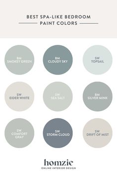 the best spa like bedroom paint colors from houzy white to gray, with different shades