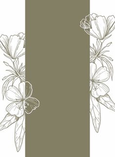 an image of flowers on a brown and white striped background with place for the text