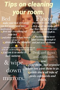 Room Clean Motivation, Clean Room Inspiration, Cleaning Room Hacks, Clean Room Motivation, Clean Room Checklist, Bedroom Cleaning