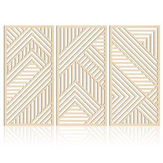 PRICES MAY VARY. GEOMETRY WOOD WALL ART HANGING DECOR: The design adopts 3D precision carving technology, matches the appearance of log color, and the hollow-out of regular geometric graphics, which conforms to the artistic aesthetic concept of modern home decoration. It is very atmospheric and elegant. Hanging it in the office and living room is a very beautiful scenery. MATERIAL AND Easy to Hang: Boho hanging wood wall art Make of wood. We insist on using the quality materials and processes to Boho Wood Wall Art, Gold Office Wall Decor, Modern Organic Wall Art, Wood Wall Designs, Cardboard Wall Art, Boho Office Decor, Boho Wood Wall, Lasercut Ideas, Salon Wall Decor