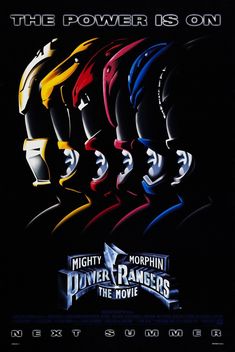 the mighty morphin power rangers movie poster