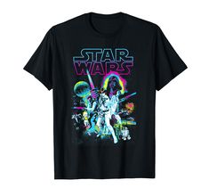 PRICES MAY VARY. Star Wars Officially Licensed Apparel 12STW157WV Lightweight, Classic fit, Double-needle sleeve and bottom hem Star Wars Vintage, Vintage Neon, Vintage Star Wars, Star Wars Darth, Star Wars Darth Vader, Vneck Tshirt Women, Love Shirt, Bad Guy, Sweatshirt Hoodie