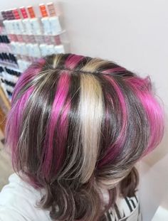 pretty hair Neapolitan Hair Dye, Neapolitan Hair Color, Neopaliton Hair, Neopolitan Hair Highlights, Napoleon Hair