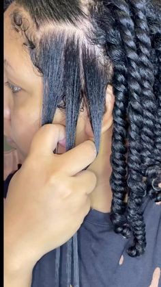 (Afro-lee-sha) | 3 strand twists tutorial 🤍 #threestrandtwist #twistout #twistouttutorial | Instagram Short Big Passion Twists, 2 Strand Twist Styles Natural Short Hair, Two Strand Twist Updo, Mixed Kids Hairstyles, Twist Out Styles, Short Hair Twist Styles, Natural Twist