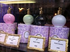 Ladurée, gourmand perfumes. Love Affair, Perfume Bottle, Whiskey Bottle, Photo Sharing, Perfume Bottles, Packaging, Paris