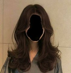 Long Layer Curtain Bangs Brown Hair, Layered Aesthetic Hair, Butterfly Haircut 2022 Long, Aesthetic Layered Hair, Butterfly Layers Hair, Skunk Hair Wolf Cut, Butterfly Haircut Straight Hair, Wolf Cut Medium Hair, Butterfly Layers Haircut