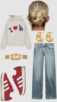 #myfirstshuffle Looks Pinterest, Trendy Outfits For Teens, Red Sneakers, Simple Trendy Outfits, Mode Inspo