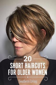 Short Haircuts For Older Women, Haircuts For Older Women, A Hairstyle, Short Hair Lengths, Classic Bob, Choppy Hair, Messy Short Hair, Bob Hairstyles For Fine Hair