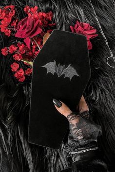 Velvet Casket Jewellery Box | Killstar 2010 Fashion, Goth Home, Goth Home Decor, Velvet Ring Box, Cushion Ring, Gothic Decor, Gothic Home Decor, Dog Hoodie, Grunge Fashion