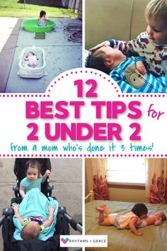 the cover of 12 best tips for 2 under 3