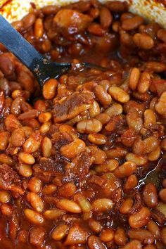 the beans are cooked and ready to be eaten