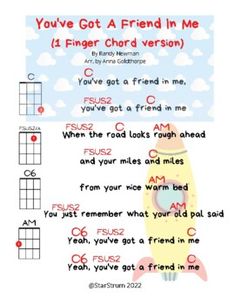 an image of a friend in me guitar chords