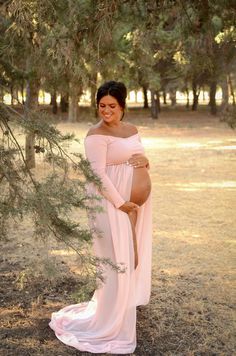 Beautiful flow-ey dress that features a smooth, stretchy long sleeve bodice and a long flowing chiffon dress to show off the elegance of an expecting mother. This maternity dress is perfect to toss the train in the air for those exaggerated photographs. This long dress has an open belly for any mama looking to show off her beautiful bump. This dress is available in only one size. Material:Bodice - smooth, stretch fabric Dress - chiffon Approximate measurements:Width of Chest: 14 inches Length to Stretch Fabric Dress, Newborn Studio, Shopping Photography, Dress Chiffon, Maternity Shops, Maternity Photos, Maternity Dress, Pregnant Women, Maternity Dresses