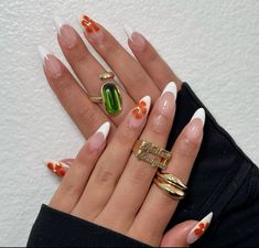 French Nails Design, Unghie Sfumate, Kutek Disney, Summery Nails, Girly Acrylic Nails, Basic Nails, Casual Nails, Almond Nails Designs, Almond Nail