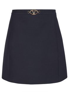 65% Virgin wool, 35% Silk Lining: 100% Silk Luxury Mini Skirt For Workwear, Elegant A-line Skort For Workwear, Elegant A-line Skort For Work, Chic Wool Mini Skirt, Chic Wool Flared Skirt, Chic A-line Wool Skirt, Chic Wool Mini Skirt For Workwear, Luxury Lined Skirt For Workwear, A-line Wool Skirt For Work