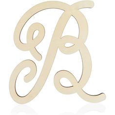 the letter g is made out of wood and has an intricate design on it's side