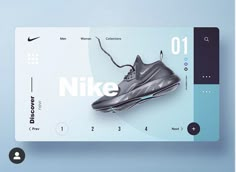 a nike credit card with a shoe on it