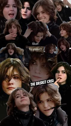 some people with different facial expressions on their faces and the words, the basket case