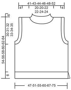 the measurements for a tank top