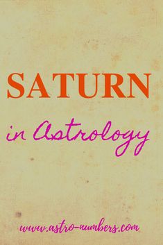 an old book with the title saturn in astrology