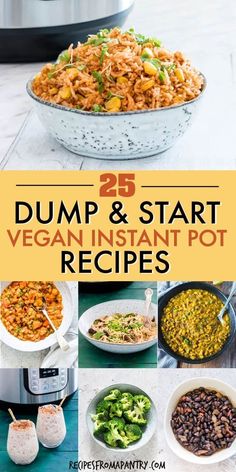 25 dump and start vegan instant pot recipes