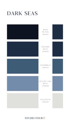 the color scheme for dark seas