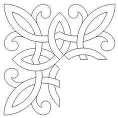 an intricate design with leaves on it