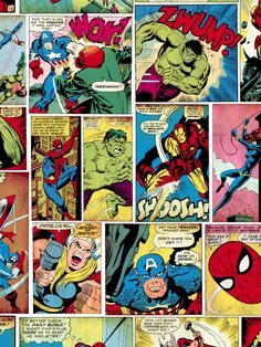 the amazing spider - man comic strip is shown in this image