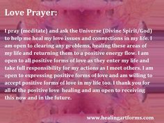 a poem written in front of a pink background with an image of the words love prayer