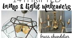 Brass Light Fixture Makeover, Light Fixture Makeover, Brass Light Fixture, Brass Light, Diy Home Decor Easy, Brass Chandelier, Little House, Lamp Shades, Candle Sconces