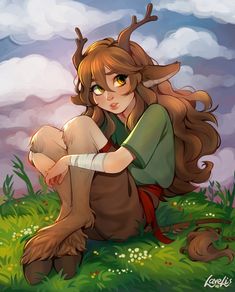 Deer Kawaii, Oc Drawings, Deer Art, Cute Creatures, Anime Poses Reference, Magical Creatures, Drawing Poses