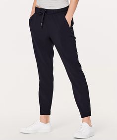 midnight navy On the Fly pants Slouch Jeans, Versatile Pants, The Fly, Work Attire, Travel And Leisure, Women's Pants, Jean Shirts, Woven Fabric, Pant Jumpsuit