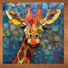 Ceramic Tile Art, Mosaic Animals, Mosaic Art Projects, Glass Mosaic Art, Mosaic Artwork, Stained Glass Diy, Decorative Tiles, Handcrafted Art, Knoxville Tn