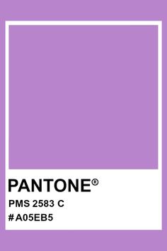 pantone's purple color is shown with the words pantone pns 2087 c