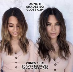 Toner Before And After Brunette, Brunette Formulas, Redken Shade, Redken Products, Redken Formulas, Toner Formulas, Cosmetology Career, Hair Formulas, Salon Life