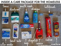 Homeless Bags, Community Service Projects, Blessing Bags, Care Pack, Charity Project, Service Projects, Care Packages