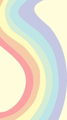 an abstract rainbow background with curved lines