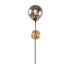 Modern Golden Sconces Round Wall Lamp Modern Lustre, Round Light Fixture, Nordic Lighting, Bedside Lamp Modern, Glass Wall Lamp, Grey Lamp, Loft Industrial, Modern Wall Lamp, Round Light